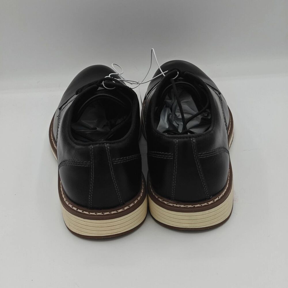 Steve Madden P-Jansen Oxford Shoes Men’s Professional Dress Black Pick Size - Picture 2 of 5